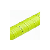 Fizik Vento Microtex Tacky Bar Tape for road bikes, showing close-up of textured, non-slip grip and durable material on bike handlebars.