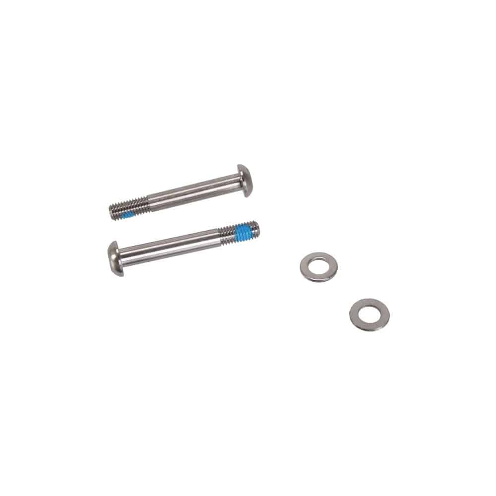 SRAM stainless steel T25 bracket mounting bolts for flat mount calipers, 42mm, pair of two, bike component hardware