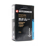 Hutchinson TD Standard Road Tubes set of 2 for 700x28-35 tires with Schrader 40mm valves, bicycle inner tubes on a neutral background.