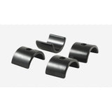 Vision Bar Shim 31.8 to 26.0mm 4-piece set for bike handlebar compatibility, showing black aluminum spacers and adapters.
