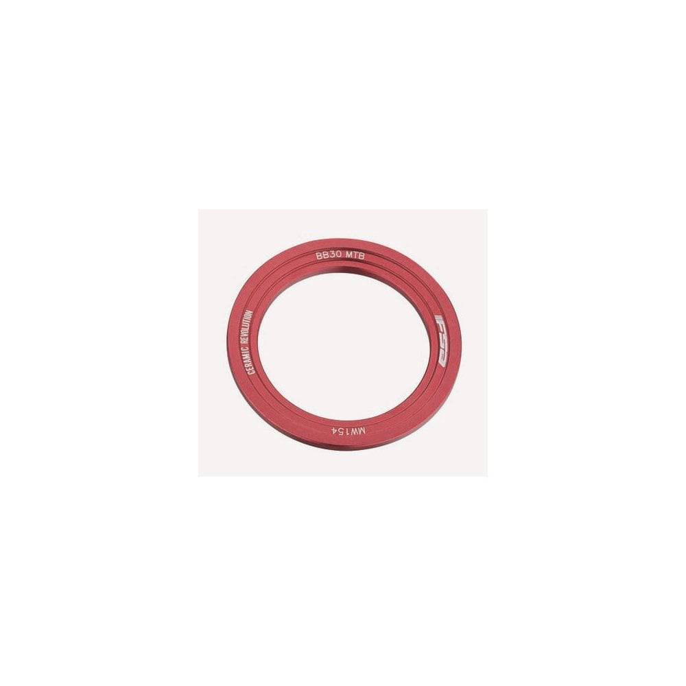 FSA BB30 left side bearing cover in red for bike bottom bracket protection, designed for FSA bike components.