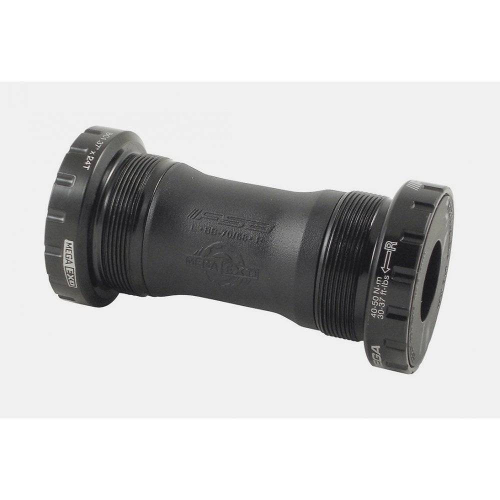 FSA BB-4000 Omega Drive Road MegaExo bottom bracket with CNC machined cups for bicycle components.
