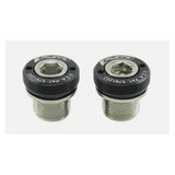 FSA Self Extracting Crank Bolts M15 Steel for ISIS splined bottom brackets, component image showing installation details.