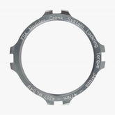 FSA Modular Crank Lock Ring for bike crankset installation, showing the metal ring with mounting notches and branding details.