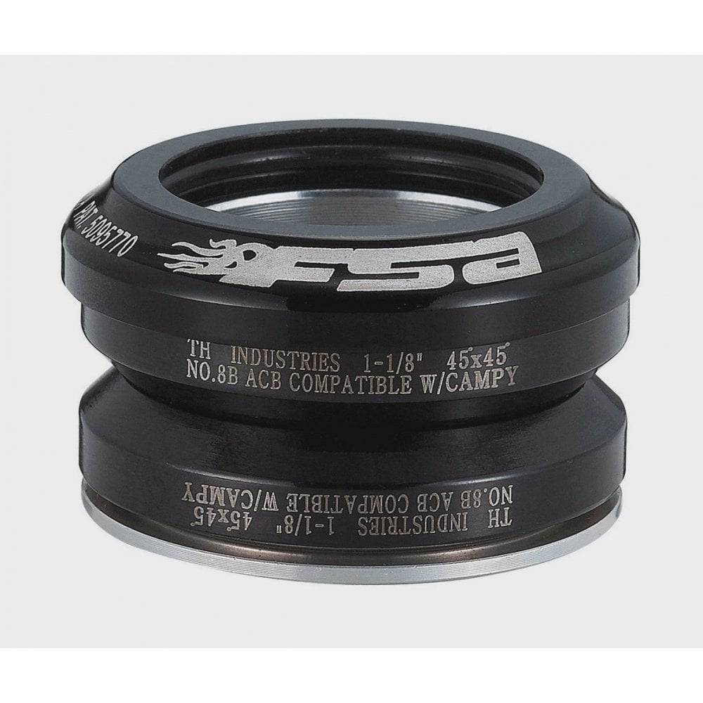 FSA Impact BMX headset gyro compatible 1.1/8-inch for 44mm OD headtubes, showing the metal components and branding.