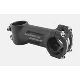 FSA V-Drive bike stem with 31.8mm clamp, adjustable ±6° angle, shown in a sleek design on a bicycle handlebar.