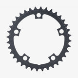 FSA alloy road bike chainring, 110 BCD, 2x11 speed Shimano compatible, lightweight cycling component with teeth and mounting holes.