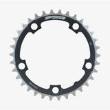 FSA alloy road chainring for Shimano 2x11 speed bikes, 110 BCD, durable cycling component with multiple teeth for gear shifting