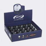 BBB Loud&Clear bicycle bell with standard clamp, displayed in a box of 20 accessories for cycling safety.