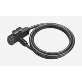 BBB BBL-61 QuickSafe coiled bike cable lock with 2 keys, 8x1500mm security accessory for bicycle protection