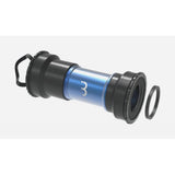 BBB BBO-29 BottomFit BB86/92 bottom bracket for 24mm cranksets, showing the black alloy component with installation details.