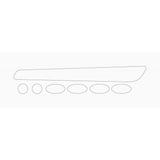 BBB BBP-50 Bikeskin clear frame protectors for bikes, showing scratch and weather-resistant transparent protection accessories.
