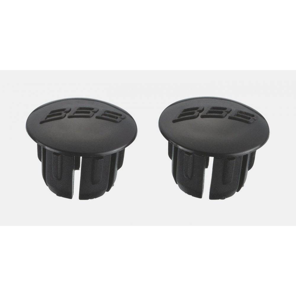 BBB BHT-91S road bike handlebar end caps set of 2, securing bar tape on bicycle handlebars, durable bike components.