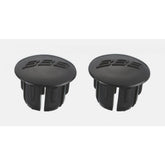 BBB BHT-91S road bike handlebar end caps set of 2, securing bar tape on bicycle handlebars, durable bike components.