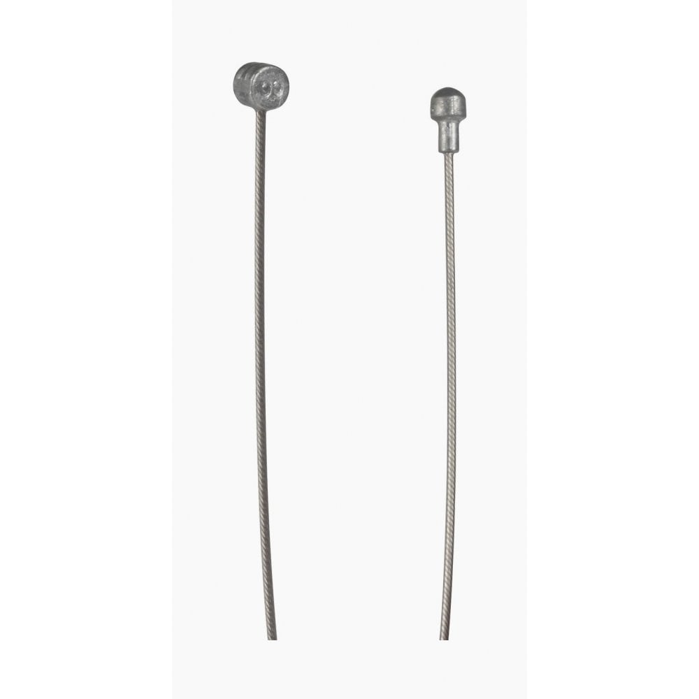 BBB BCB-21M stainless MTB brake wire for smooth, durable braking, shown with coiled wire and connectors in a component image.