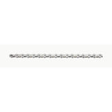 BBB PowerLine 12-speed bike chain with 126 links, nickel finish, and SmartLink for easy installation on bicycle components.