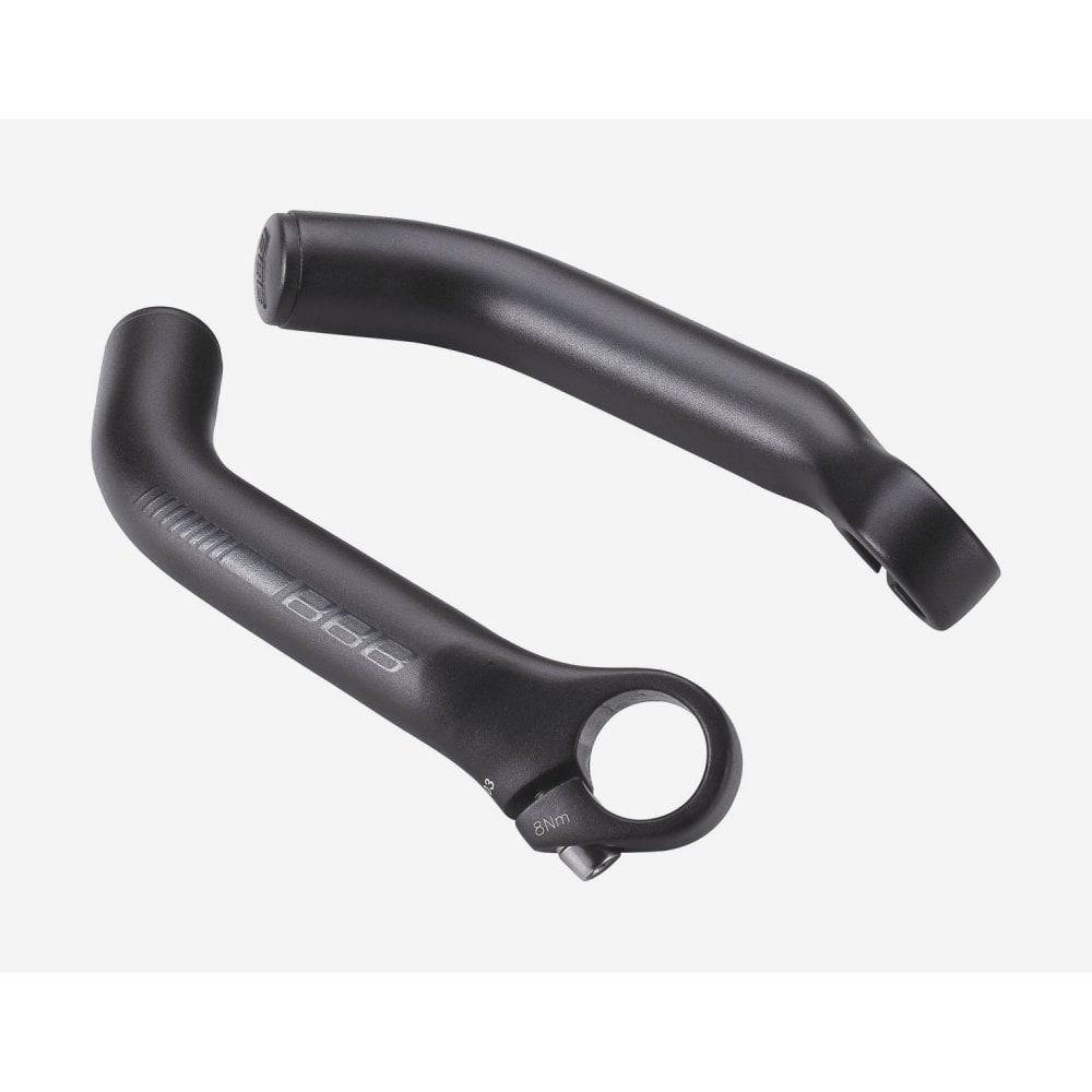 BBB BBE-07 Classic Black bar ends for bike handlebars, enhancing grip and steering control.