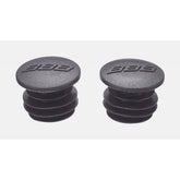 BBB BBE-50 Plug&Play Bar End Caps on motorcycle handlebar, providing universal protection and grip enhancement.