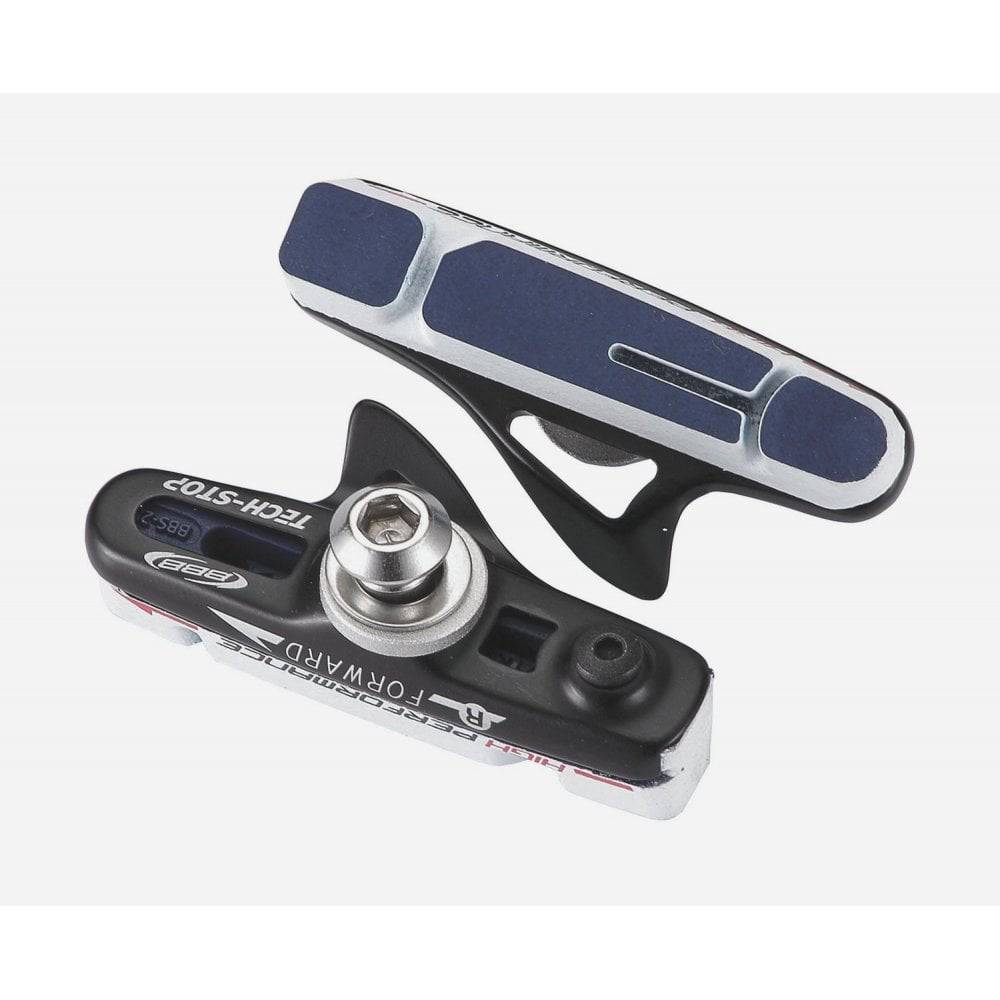 BBB BBS-22HP TechStop high performance cartridge brake pads for Shimano and SRAM mountain bike components, shown in image.