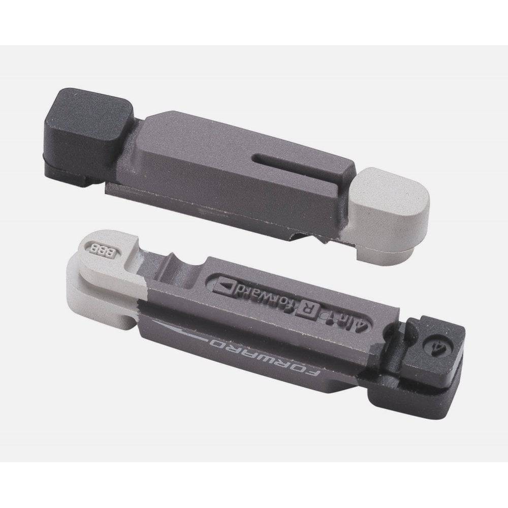 BBB BBS-27T TechStop 3 compound road brake pads compatible with Shimano, Sram, and Campagnolo bicycle components.