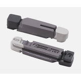 BBB BBS-27T TechStop 3 compound road brake pads compatible with Shimano, Sram, and Campagnolo bicycle components.
