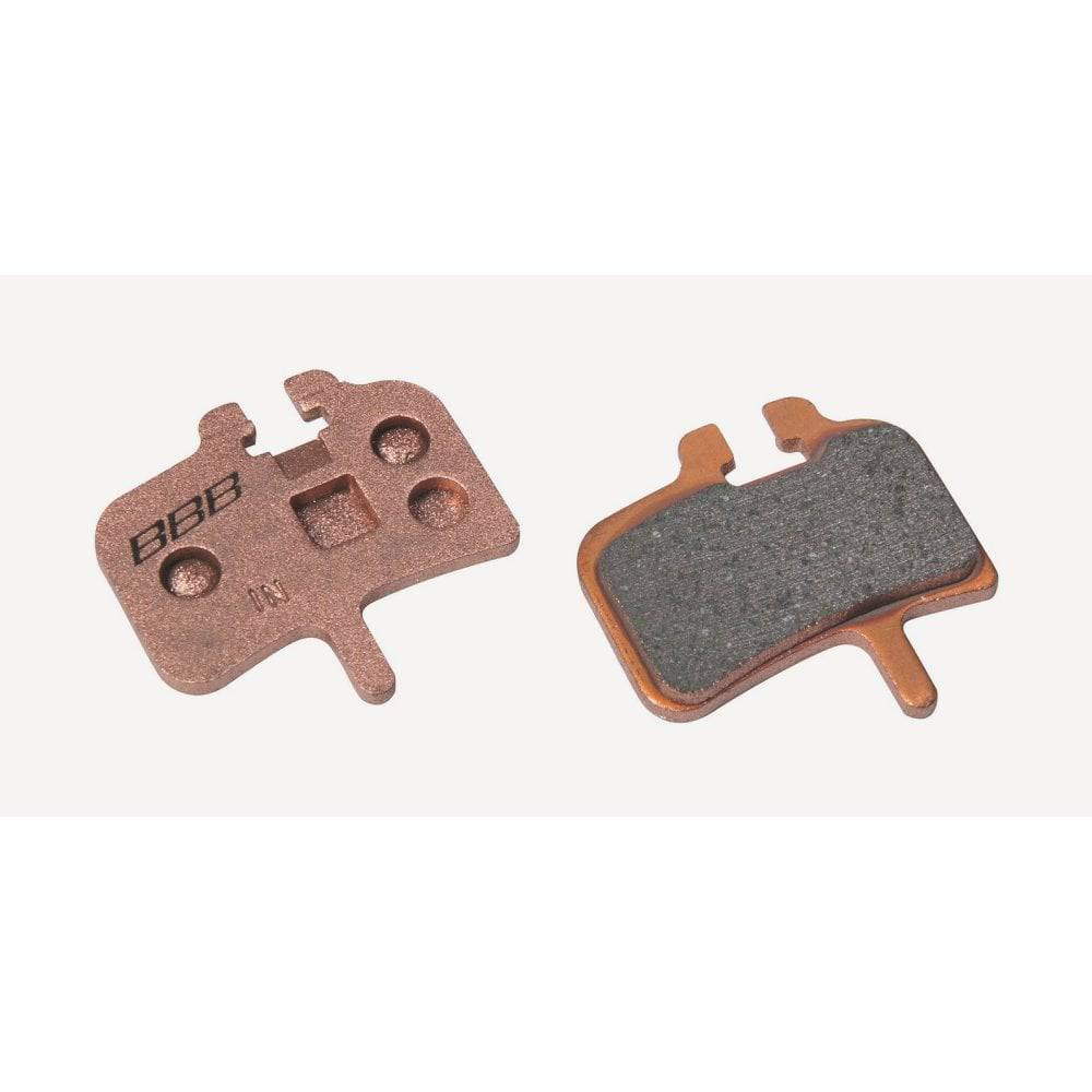 BBB BBS-45S DiscStop Sintered Brake Pads for Hayes and Promax MX1 disc brake systems, showing the brake pad components.