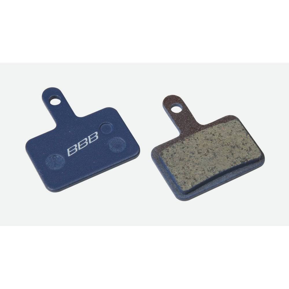 BBB BBS-53 DiscStop organic brake pads for Shimano M525, M575, M485, M486 mountain bike brake system components.