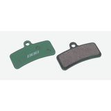 BBB BBS-55E DiscStop organic e-bike brake pads for Shimano Saint and Tektro Quadiem disc brakes, shown in close-up view.