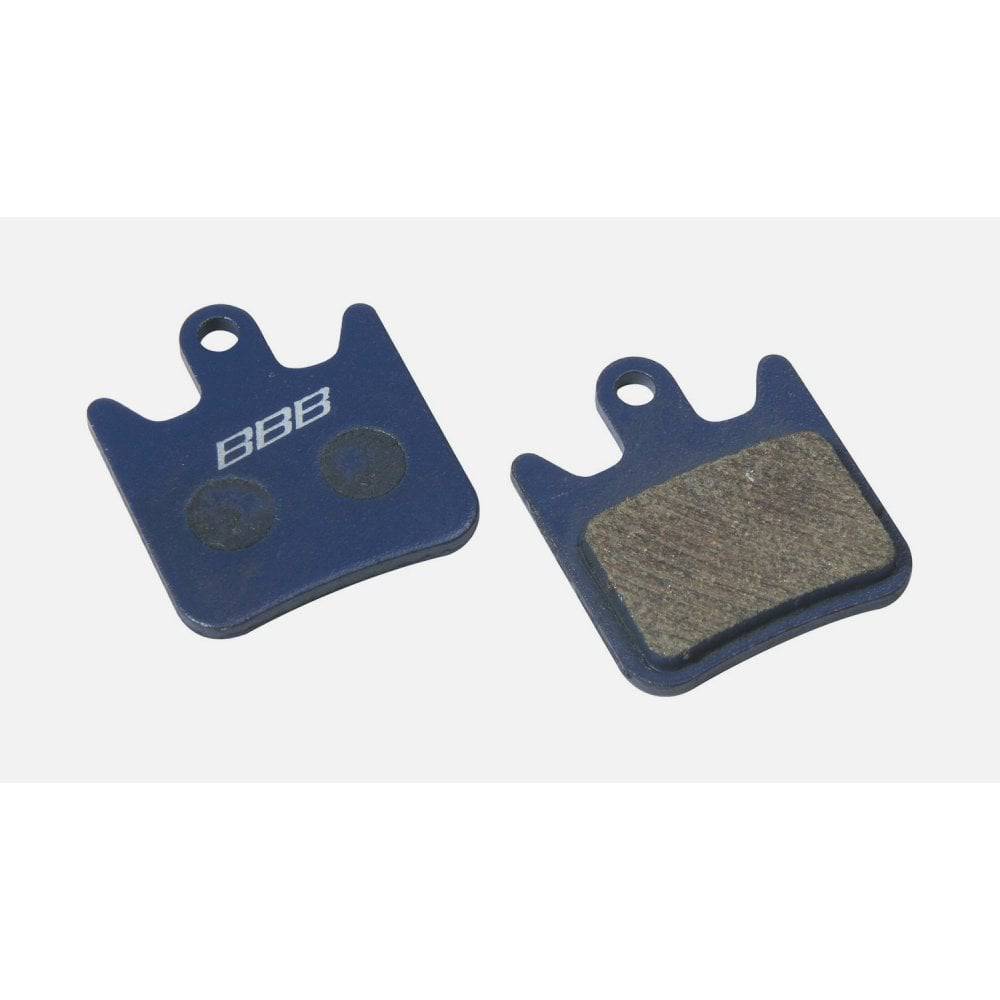 BBB BBS-58 DiscStop organic brake pads for Hope Tech V2 Mini X2 TF mountain bike, showing the brake pad design and packaging.
