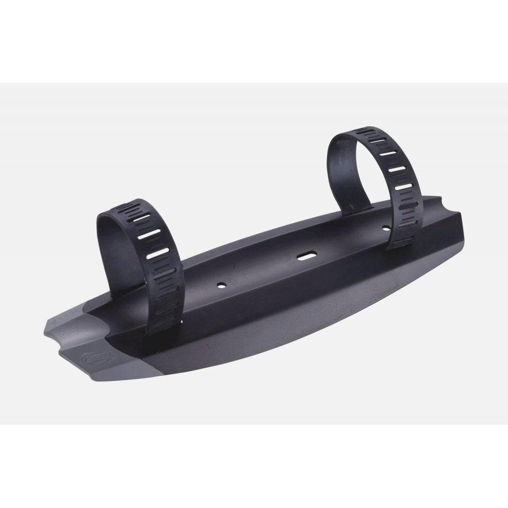 BBB BFD-03 MudCatcher II mountain bike fender with dual elastomer straps, designed to protect against mud and water during rides.