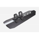 BBB BFD-35F FatFender front mudguard for fatbikes, black, mounted on downtube, accessory for fatbike protection and mud prevention.