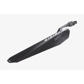 BBB BFD-35R FatFender rear mudguard for fatbikes with RingFix quick release, shown attached to fatbike with wide tires.