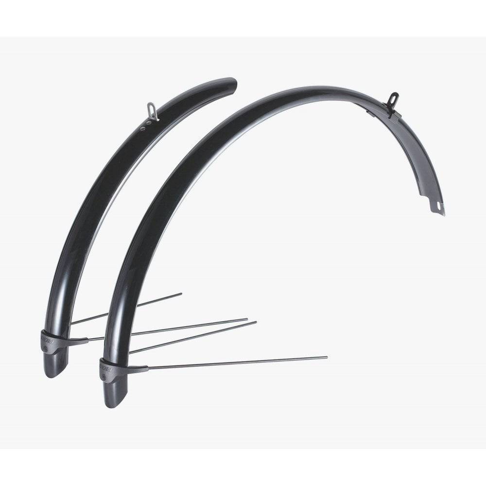 BBB BFD-40 CityGuard front and rear fenders for 20-28 inch urban and trekking bikes, designed to protect against mud and water splashes.
