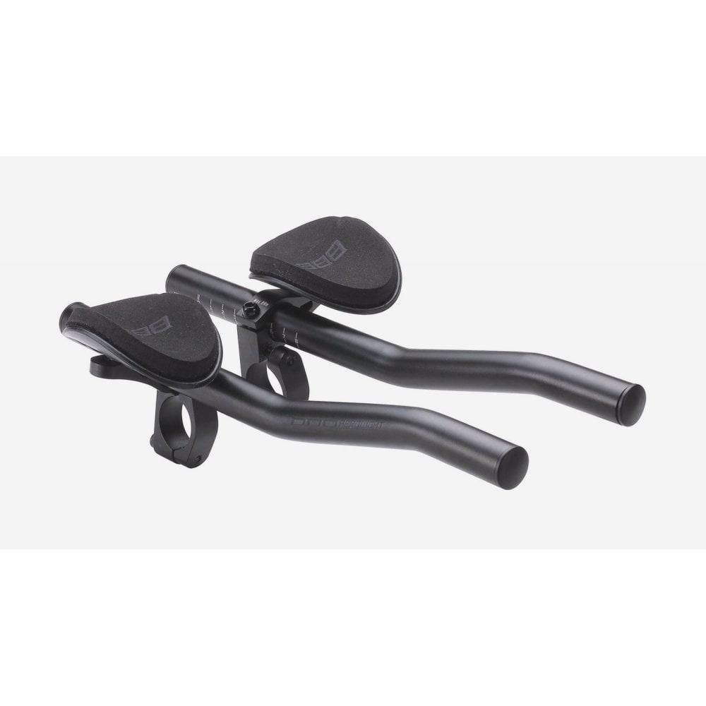 BBB BHB-58 AeroLight clip-on extensions for 26.0/31.8mm road handlebars, lightweight bike handlebar components.