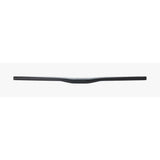 Black BBB BHB-09 Horizon flat bar handlebar with 760mm length and 9° backsweep, MTB compatible, shown from the side.