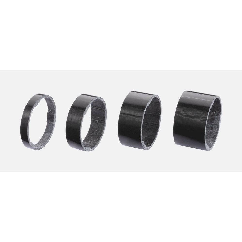 BBB BHP-35 UltraSpace carbon fiber headset spacers set with 5-20mm thickness for bike components.
