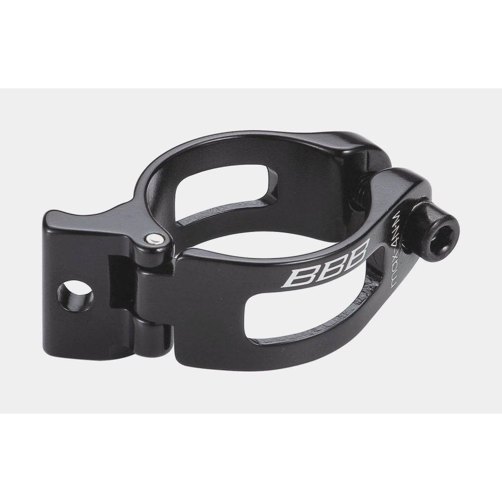 BBB Shiftfix derailleur hanger BSP-90 for front derailleur clamp, fits 31.8mm and 34.9mm bike frames, bicycle components.