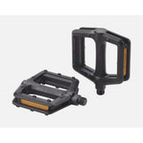 BBB BPD-35 TrailRide pedals with anti-slip pins and built-in reflectors for secure trail riding bike components