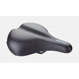 BBB BSD-102 ComfortPlus relaxed city bike saddle with Plus Channel support, 210mm wide, ergonomic design for comfortable riding.