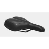 Black BBB BSD-91 Meander Active bike saddle with waterproof and durable design, 170mm width, offering comfort for cycling.