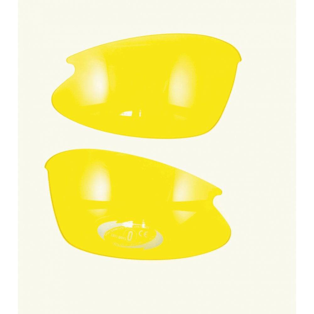 BBB BSG-38 cycling sunglasses yellow replacement lenses, bright yellow color, designed for sports and outdoor cycling activities.