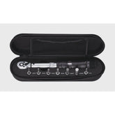 BBB BTL-73 TorqueFix 1/4 inch drive torque wrench with hex and Torx keys in a sturdy case, suitable for precise workshop tasks.