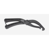 BBB BTL-78 EasyTyre Fitting Tool for bike tyre installation, shown in a workshop setting with the tool in hand.
