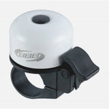 BBB Horns & Bells Loud&Clear bike bell with standard clamp, featuring a vibrant, durable design for easy signaling on bikes.