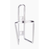 BBB EcoTank aluminium bike bottle cage in matte black and silver, lightweight and durable bike accessories for hydration.