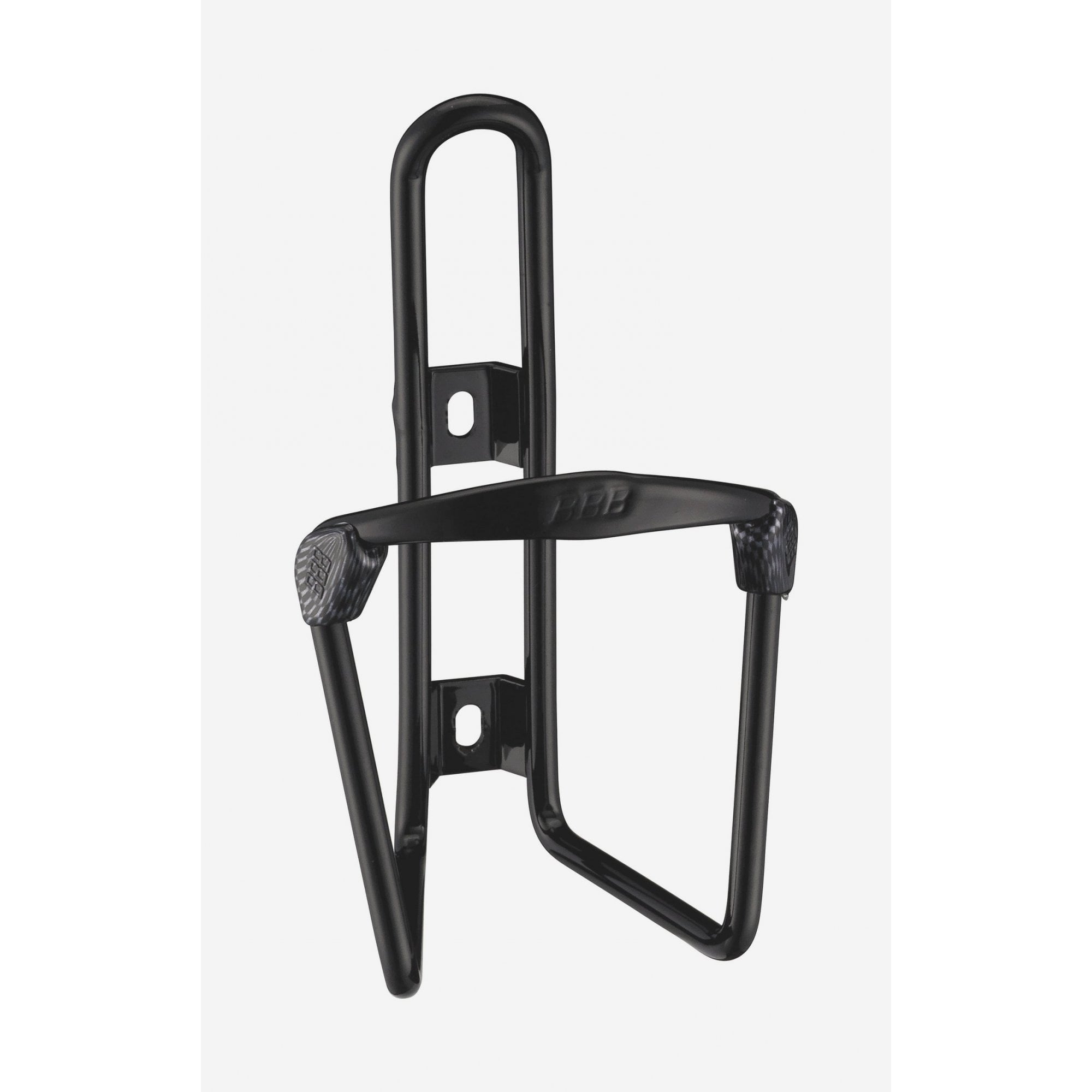 BBB FuelTank bottle cage for cycling, made of durable material with stainless steel bolts, holds water bottles securely.