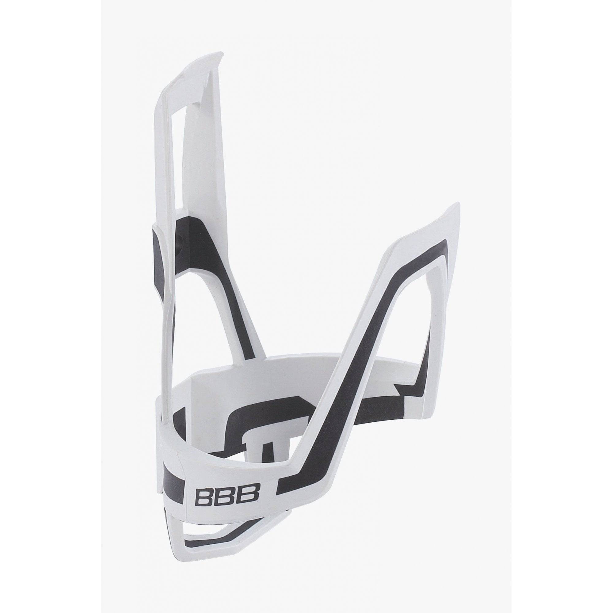 BBB DualCage bottle cage with dual access design, mounted on a bike frame for easy water bottle storage and retrieval.