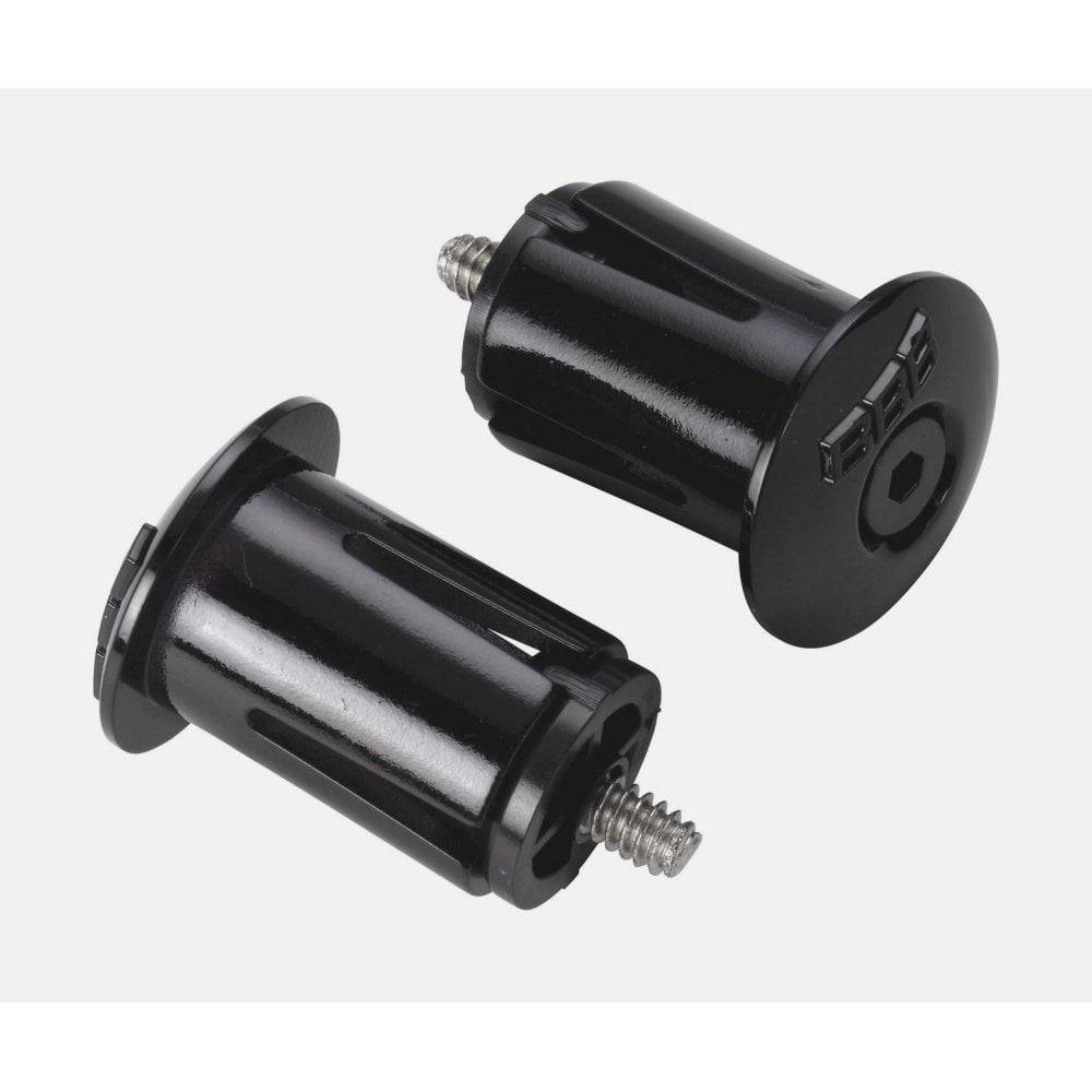BBB Screwon End Caps BHT-96 for bar tape, black handlebar tape set with secure end caps attached, cycling component accessories.