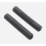 Black and white BBB Cablewrap frame protectors for 4mm derailleur cables, designed to shield cables from damage and wear.