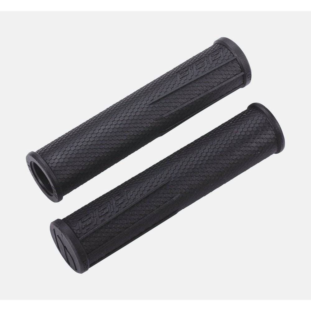 BBB Cruiser Grips BHG-91 for twist gear systems with slip-free hex surface, shown on bicycle handlebar.